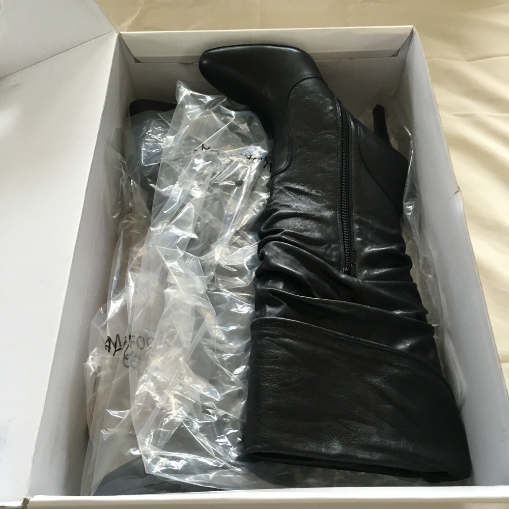 Aldo Black Leather Boots